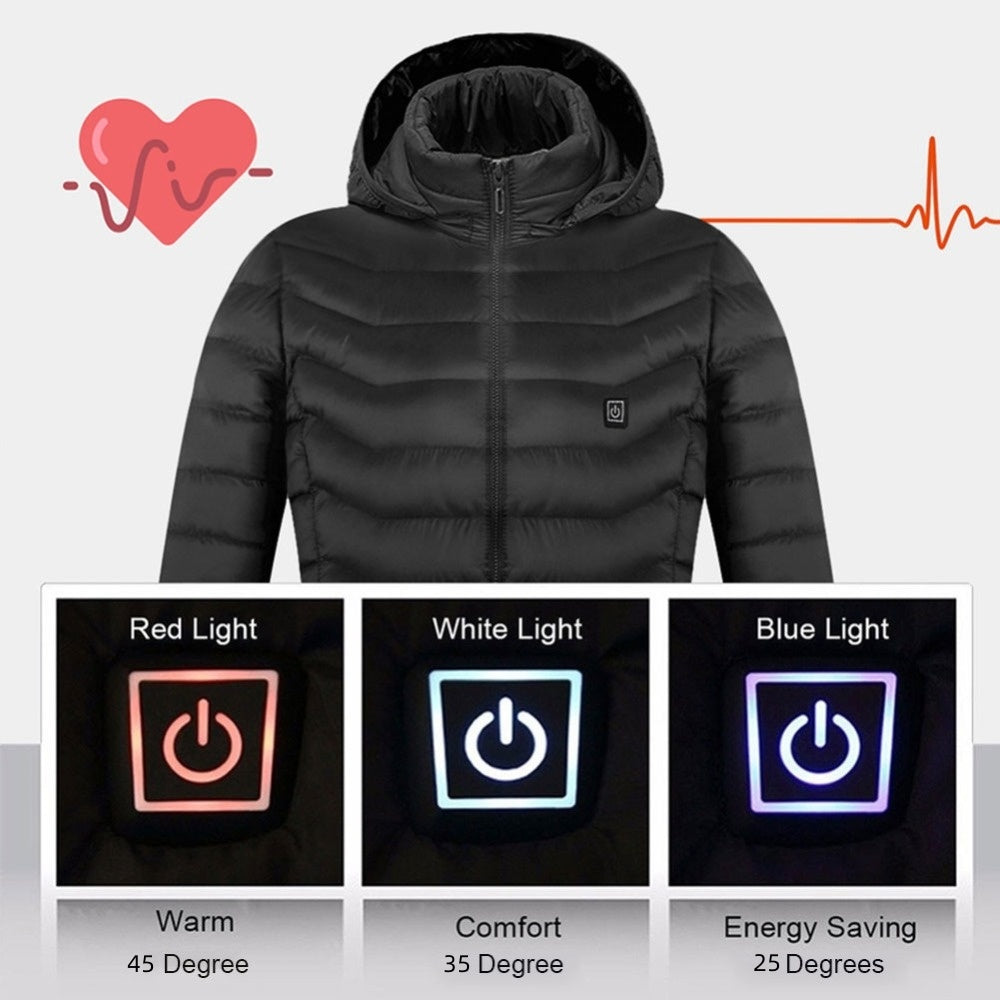 GloveX™ Heated Vest – Smart Electric Winter Jacket