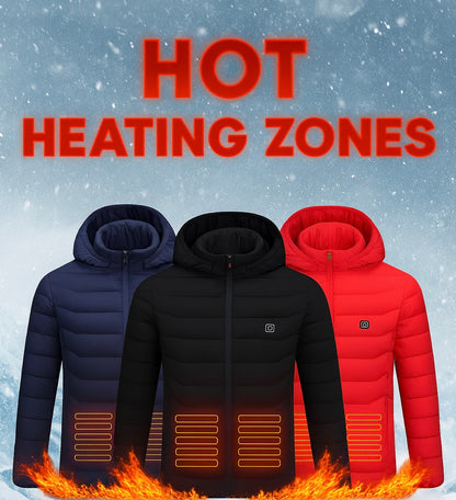 GloveX™ Heated Vest – Smart Electric Winter Jacket