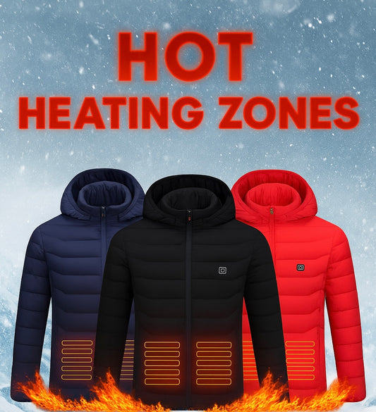 GloveX™ Heated Vest – Smart Electric Winter Jacket